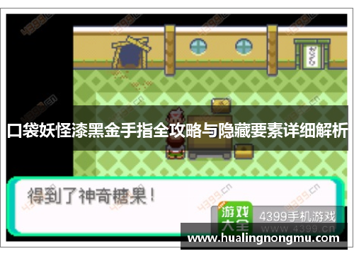口袋妖怪漆黑金手指全攻略与隐藏要素详细解析