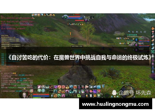 《自讨苦吃的代价：在魔兽世界中挑战自我与命运的终极试炼》